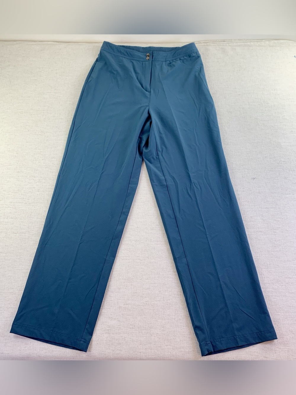 Zenergy by Chico's high waist wide leg pants athletic performance in blue size 0